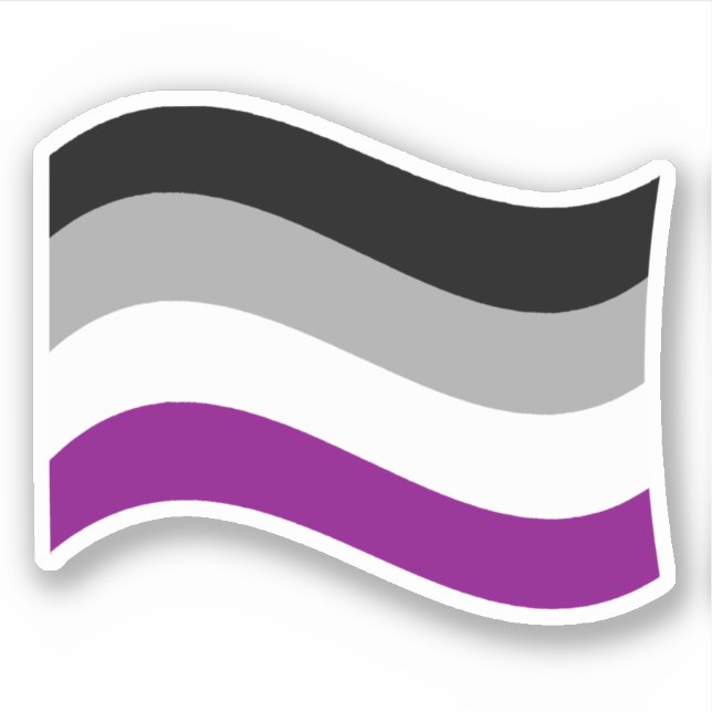 Wachsflagge Aufkleber (Vorderseite)