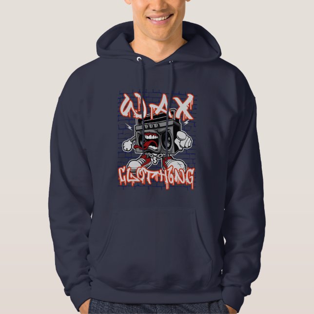 Wachskleidung altschulische Hip Hop Top (Vorderseite)