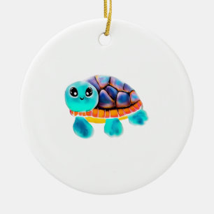 Wachsmalerei-Schildkröte Kopie Keramik Ornament