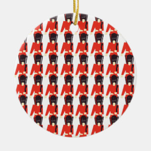 Wachsoldaten der Queen Muster Keramik Ornament