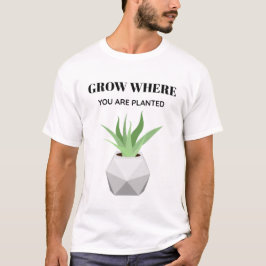Wachstum dort, wo man T-Shirt pflanzt | Positive Z