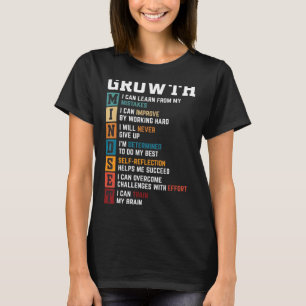 Wachstum führt zu positiven Schullehrern T-Shirt