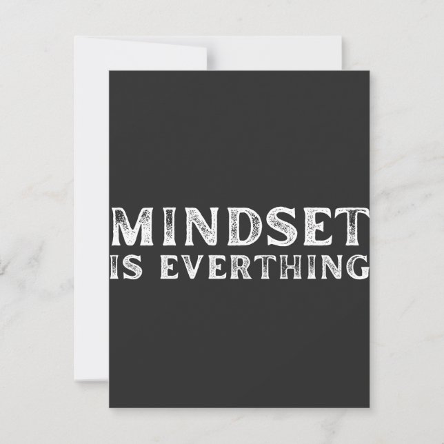 Wachstum Mindset Unternehmer Lehrer Fitness Motiva Dankeskarte (Vorderseite)
