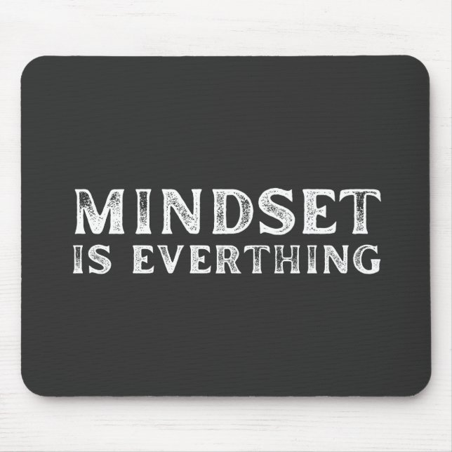 Wachstum Mindset Unternehmer Lehrer Fitness Motiva Mousepad (Vorne)