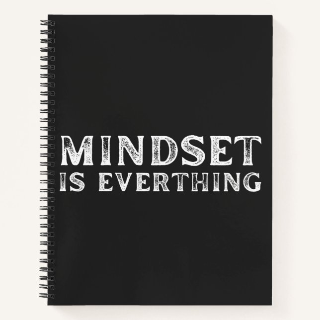Wachstum Mindset Unternehmer Lehrer Fitness Motiva Notizbuch (Vorderseite)