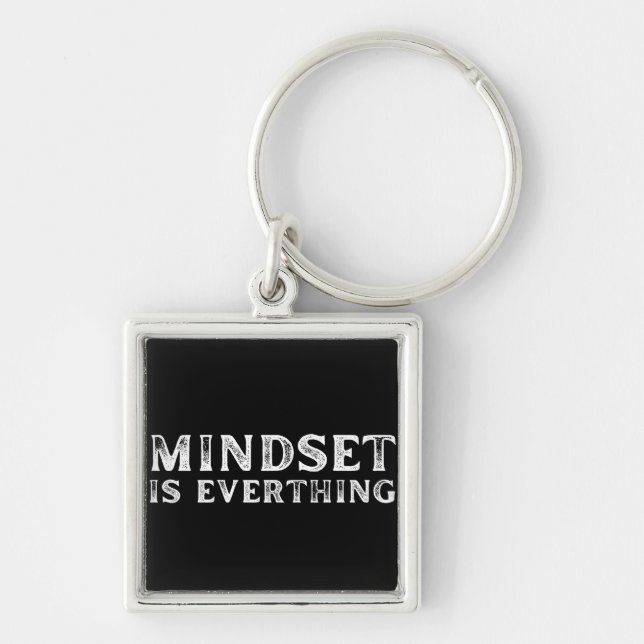 Wachstum Mindset Unternehmer Lehrer Fitness Motiva Schlüsselanhänger (Vorne)