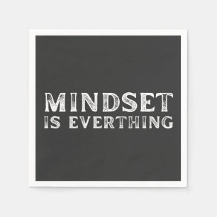 Wachstum Mindset Unternehmer Lehrer Fitness Motiva Serviette