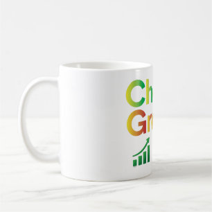 Wachstum wählen kaffeetasse
