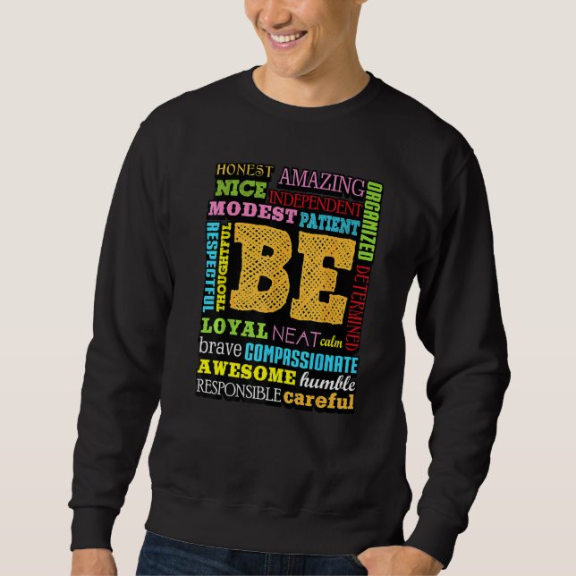 Wachstumsgeist Lehrer positiv denken Sweatshirt (Vorderseite)