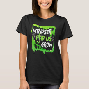 Wachstumsmentalität Positive Rückkehr zur Schule L T-Shirt