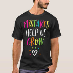 Wachstumsorientierung zurück zum Schullehrer Stu T-Shirt