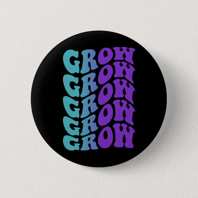 Wachstumsprävention Button (Vorderseite)