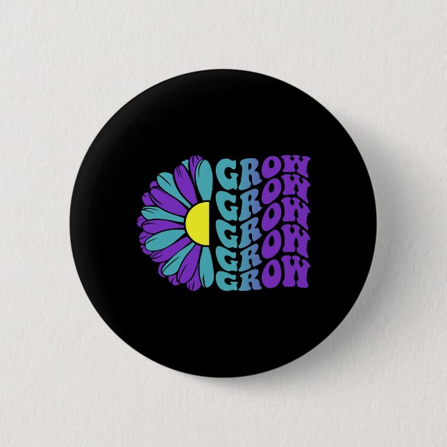 Wachstumspräventionsbewusstsein Suower Button (Vorderseite)
