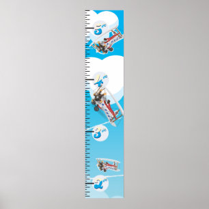 Wachstumstabelle für Luftfahrzeuge Poster