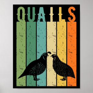 Wachtelart Zierwachtelzüchter  Poster