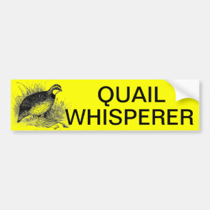 WACHTELNWHISPERER AUTOAUFKLEBER
