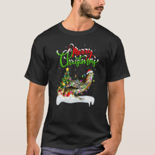 Wachtelvogel-Weihnachtsdekorationen Santa Wachtel T-Shirt