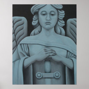 Wächter Angel bei der Arbeit Poster