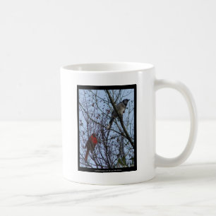 Wächter Blauhäher und Kardinal von Lee Hiller Kaffeetasse
