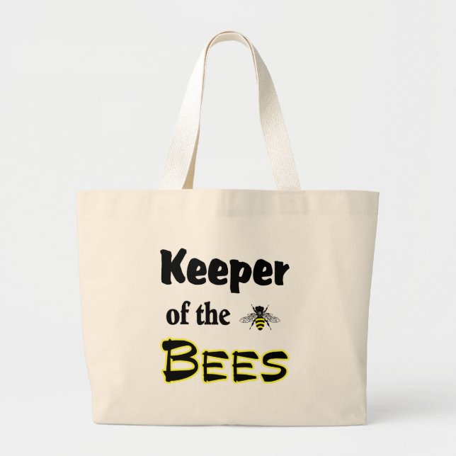 Wächter der Bienen Jumbo Stoffbeutel (Vorne)