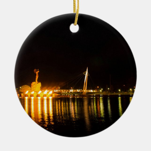 Wächter der Ebenen Keramikornament (Vorne)