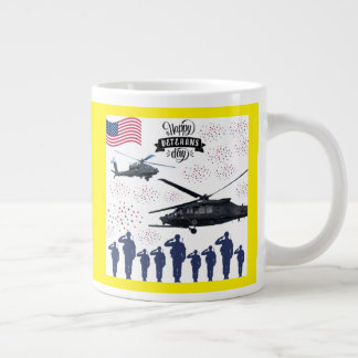 Wächter der Freiheit gelb Jumbo-Tasse