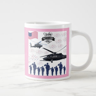 Wächter der Freiheit rosa Jumbo-Tasse