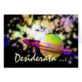 Wächter der Galaxy DESIDERATA