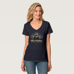 Wächter der Nation (Dunkelmodus) Frauen V-Aussch T-Shirt