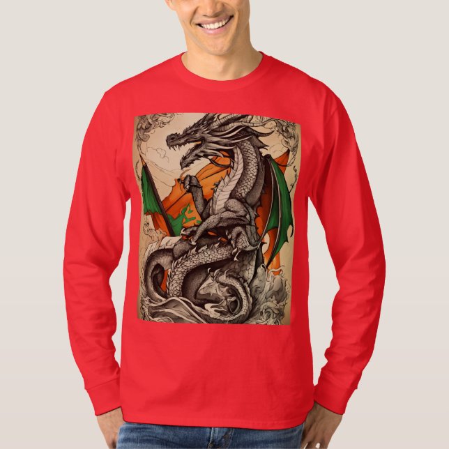 Wächter der Smaragdflame T-Shirt (Vorderseite)