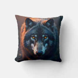 Wächter der Wildnis – Edle Wildlife-Art-Wurfdecke Kissen