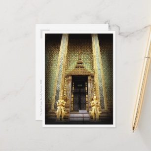 Wächter des goldenen Palastes Thailand Foto Postkarte