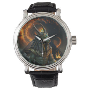 Wächter des Jenseits – Anubis. Armbanduhr
