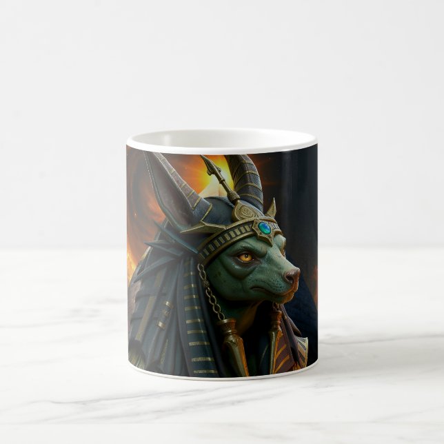 Wächter des Jenseits – Anubis.  Kaffeetasse (Mittel)