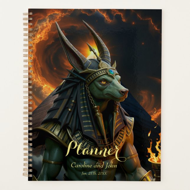 Wächter des Jenseits – Anubis.   Planer (Vorderseite)