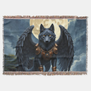 Wächter des Mondes – Der schwarzflügelige Wolf Decke