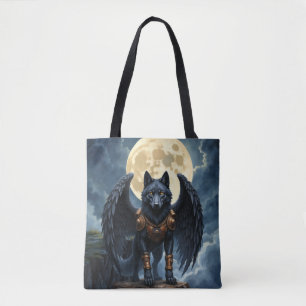 Wächter des Mondes – Der schwarzflügelige Wolf Tasche
