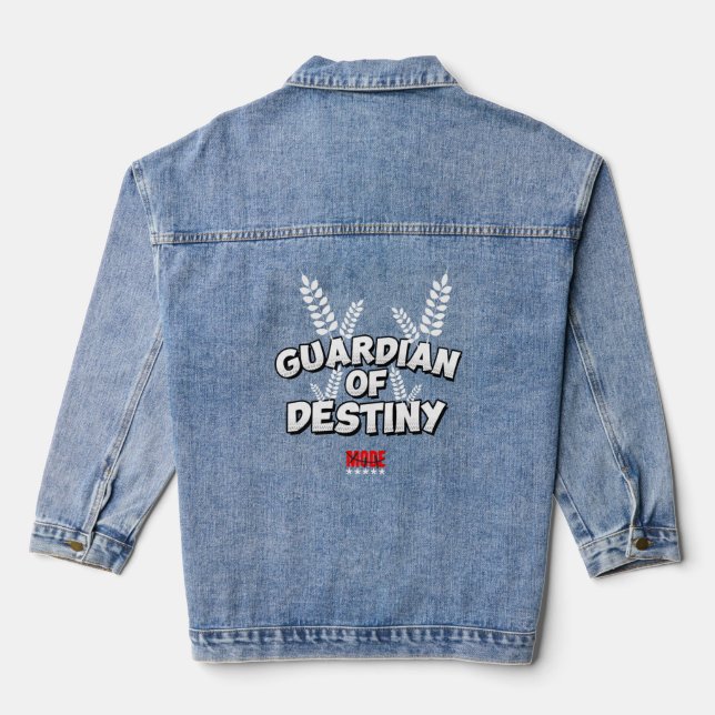 Wächter des Schicksalsmodus Jeansjacke (Rückseite)
