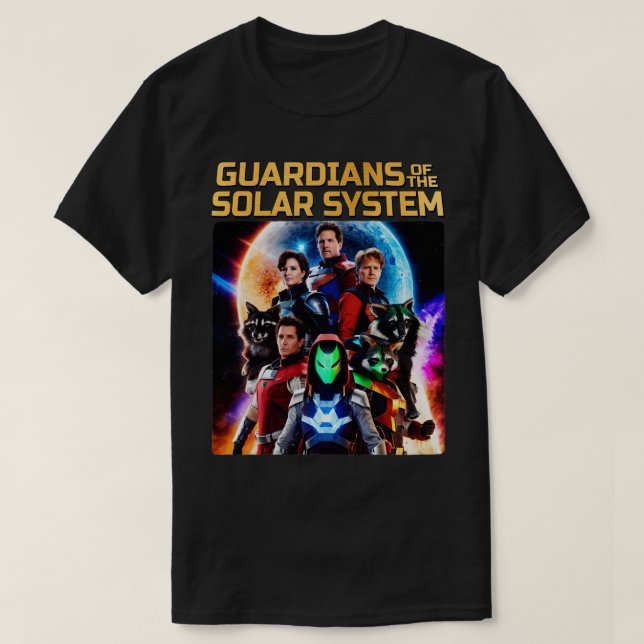 Wächter des Sonnensystems MC Universe Super Ihr T-Shirt (Design vorne)