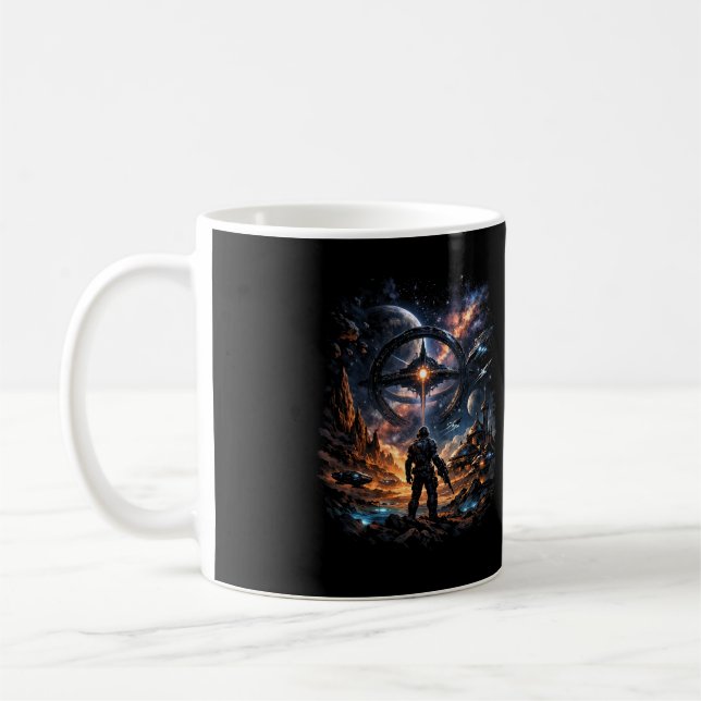 Wächter des Sternentors Kaffeetasse (Links)