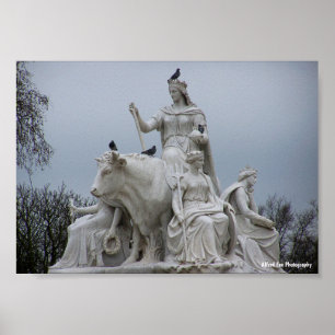 Wächter Europas unter Londons Himmel Poster