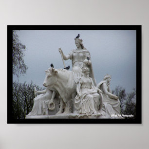 Wächter Europas unter Londons Himmel Poster
