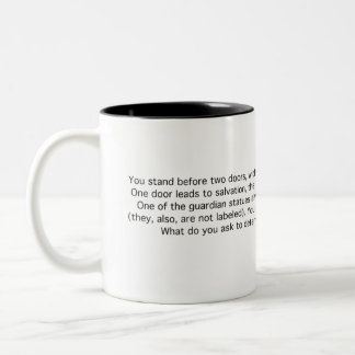Wächter: Wahrheit und Lügen Zweifarbige Tasse