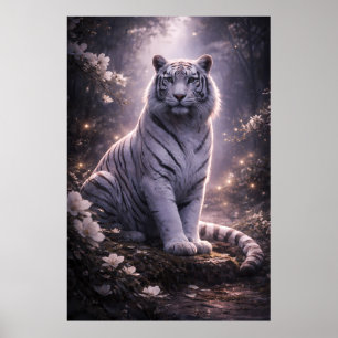 Wächter Weißer Tiger – Stille Stärke und sanfte Pr Poster