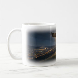Wächterlicht über der schlafenden Stadt Tasse