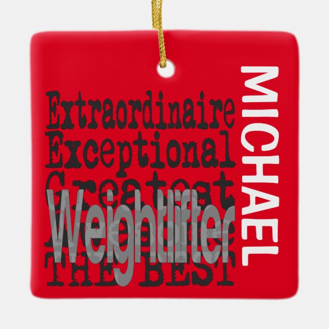 Wachtlifter Extraordinaire CUSTOM Keramikornament (Vorderseite)