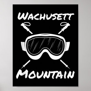 Wachusett Bergmaschinen Skifahren Ski Go Poster