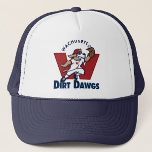 Wachusett Schmutz Dawgs Collegebaseballteams-Logo Truckerkappe