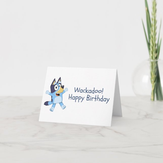 Wackadoo, viel Glück zum Geburtstag! Ankündigung (Vorderseite)