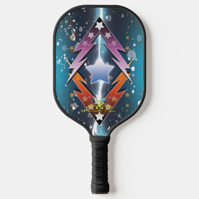 Wackelstars Pickleball Schläger (Vorderseite)
